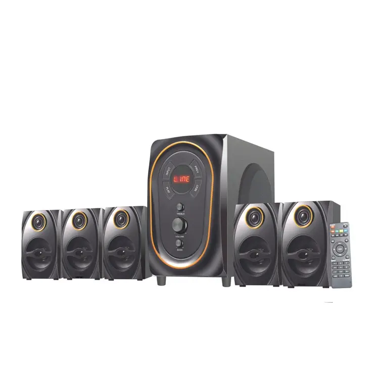 Best Selling Home Theater Subwoofer Surround Sound Speakers 5.1 Speaker Systeem Voor Professionele Home Audio Systeem