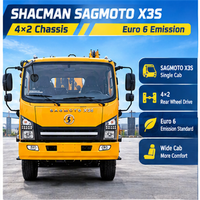 Camion grue articulée SHACMAN 4x2 CLW XCMC SQZ68 3,2 tonnes avec grue à bras pliable montée sur camion, moteur importé pour la construction