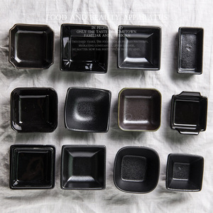 Plat de service en porcelaine fine céramique, forme irrégulière, motif uni, style <span class=keywords><strong>moderne</strong></span> et épuré, pour condiments (moutarde, vinaigre), origine Chine - Product Image 4