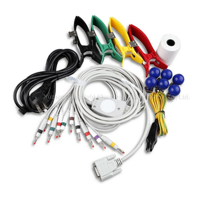 Électrocardiographe professionnel ECG <span class=keywords><strong>3</strong></span> canaux, moniteur EKG numérique portable pour hôpital - Product Image 6