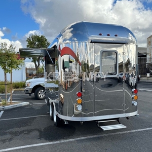 2025 Stainless Steel Truck Hot <b>Dog</b> Deep Fryer Pizza Mini <b>Food</b> Trucks Miami Ice Push <b>Stand</b> Cart Trailer - Product Image 2