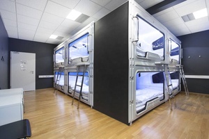 Cama Inteligente ABS con Puerta, Muebles de Hotel, Espacio Privado Amplio, Cápsula de Sueño Insonorizada, OEM ODM, Cama Cápsula Moderna de ABS - Product Image 4