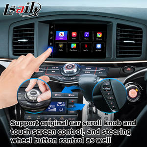 Boîtier d'interface <span class=keywords><strong>Android</strong></span> Carplay 8+128 Go pour Nissan Elgrand E52 JDM 2010-2019 avec YouTube sans fil par Lsailt - Product Image 4