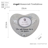 Pet Memorial Garden Stone Pintado a mano de alta calidad Pet Tombstones Amado Memorial Stones Grave Markers