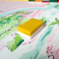Jeu de Mahjong Américain Double Couche Jaune Grue Volante, Personnalisation Directe Usine, Gravure Laser et Impression UV Disponibles