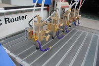 Kit de table de routeur CNC 1325 personnalisable, machine de découpe du bois à haute rigidité avec moteur à broche unique et système de contrôle NC Studio