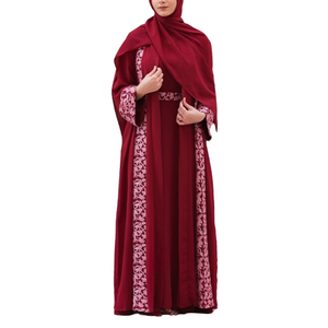 Nouvelle arrivée 2024 personnalisée dernière Eid premium abaya femmes robe musulmane Eid al-Adha abaya en lin abaya fabriquée au Bangladesh - Product Image 1