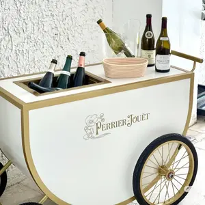 Chariot de vente de café de style ferme armoire de rangement de plan de travail extensible conception d'auvent configuration complète remorque alimentaire - Product Image 6