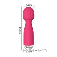 Hot Selling tragbare wiederauf ladbare Mini AV Wand G-Punkt Stimulator Frauen Mastur bator Vibrator