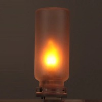 Luz LED USB para Coche, Luces Decorativas, Enchufe USB, Luz Ambiental Interior para Vehículo, Mini Lámpara LED Retro de Cristal Transparente para Coche y Camping