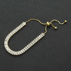 Hot Selling Innovation Simple Adjustable Design <b>Copper</b> Chain <b>Bracelet</b> Light Luxury Women's <b>Bracelets</b> Fashion Jewelry Wholesale - Product Image 3