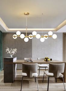 新款满天星长条吊灯豪华餐厅吊灯 - Product Image 3