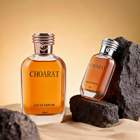 Flacons de parfum portables de luxe haut de gamme personnalisés avec col serti, 30 ml, 50 ml, 100 ml, en verre épais avec pulvérisateur à pompe