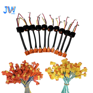 2 Pin Adaptör Otomotiv Bakır Kablo Demeti Kablo Montajı Naylon İzolasyon PVC Kılıf IP67 Dereceli 12V 150mm Otomobil için - Product Image 6