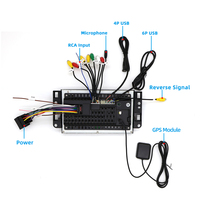MEKEDE Écran Android 4+64G Car-play Lecteur multimédia audio de voiture automatique 1024*600 Navigation GPS 7 pouces pour Chevrolet Epica Captiva