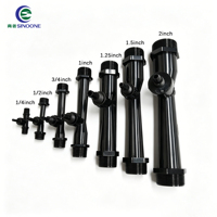 Inyector Venturi de plástico SINOONE de 3/4 pulgadas UPVC para mezcla de gases y líquidos para inyección de gases y líquidos para acuicultura de aguas residuales