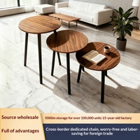 Table basse pour salon, petite table d'appoint multifonctionnelle moderne et simple de style nordique, convertible pour usage hôtelier
