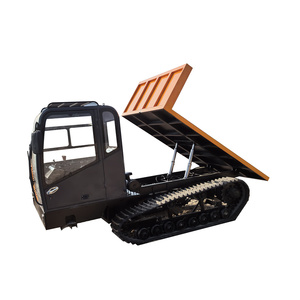 รถบรรทุกตีนตะขาบจีน 6 ตัน 8 10 ตัน รถดัมพ์ตีนยาง - Product Image 3