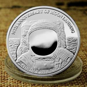 Pièce commémorative de l'astronaute <span class=keywords><strong>Apollo</strong></span> 11 (argent) - Product Image 3