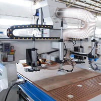 Centre d'usinage CNC JIYU CH1-12 à 12 outils ATC pour la fabrication d'armoires, la gravure de meubles et l'empilage