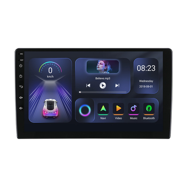 9.0Inch Vertical OLED/IPS Android Screen 1.3G/Hz GPS Car Radio  Built-in Multimedia for DVD Player