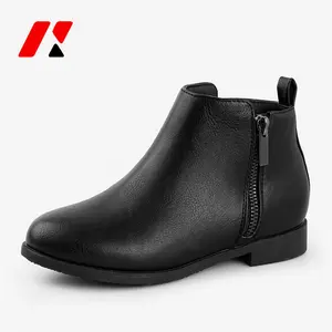 New Fashion Kid Children's Wear Ankle Work Bottes Martin Chelsea Platform Boots For Boys And Girls