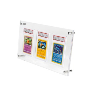 Precio de fábrica: Soporte de exhibición de acrílico transparente para tarjetas de béisbol coleccionables y tarjetas clasificadas en formato slab - Product Image 3