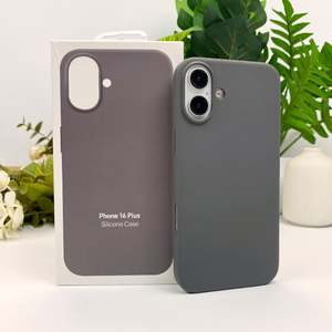 Coque de téléphone magnétique en silicone liquide souple d'origine pour iPhone 17 16 15 16e 14 13 12 Pro Max avec logo - Product Image 6