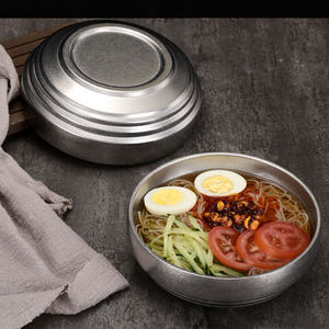 Bol à nouilles froides en acier inoxydable à double paroi, grande taille, pour ramen et nouilles instantanées, usage domestique - Product Image 3