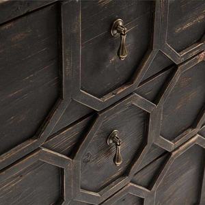 ตู้ลิ้นชักไม้สนรีไซเคิลทรงไขว้พร้อมฐานโลหะ - Product Image 5