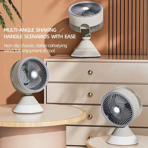Ventilador de Circulación de Aire 3 en 1 para Escritorio con Iluminación y Múltiples Modos de Oscilación, Apto para Interiores y Exteriores - Product Image 5
