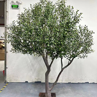 Plante d'olivier artificielle de 2,4 m de haut pour la décoration