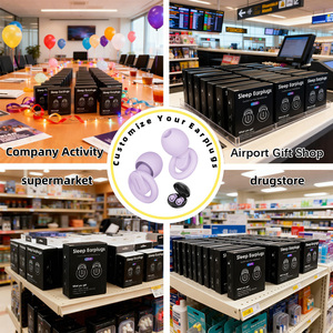 Bouchons d'oreilles personnalisés anti-bruit pour le sommeil, protection auditive, accessoires pour festivals, bouchons d'oreilles souples en silicone, bouchons d'oreilles tunnel - Product Image 5