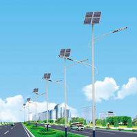 Sensor de ahorro de energía de alta calidad al aire libre Ip68 a prueba de agua 100W 200W Luz de calle LED solar integrada todo en uno