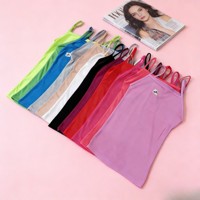 Modèle JCF006, taille S-XL, couleur blanche, débardeur sans manches à sublimation, coupe ajustée, été africain, pour femmes, 0,85 dollar.