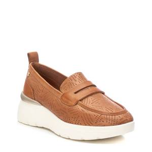 Mocassins en cuir pour femme Carmela 161428 Beige Perforated Comfort Shoe - Product Image 6