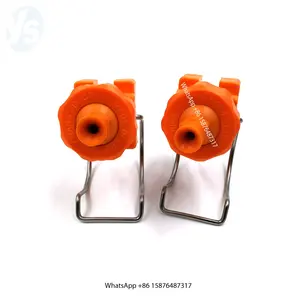 26988-pp Quality Plastic Low Pressure Easy Dismantling Clip-On Adjustable Single Clamp Nozzle, Compactor Water Spray Nozzle