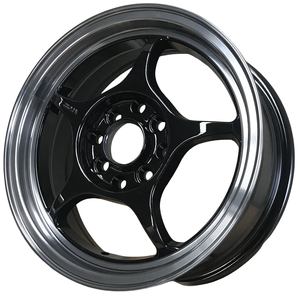 Jantes et roues en alliage d'aluminium F66565 de 14, 15, 16 et 17 pouces 4x100 pour le marché secondaire. Roues de voiture, moyeu de roue. - Product Image 1