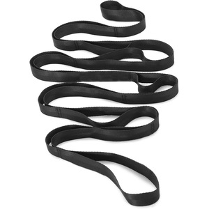 Sangle de yoga Lide en polyester vert, corde d'entraînement de force et d'étirement pour exercices de yoga, unisexe - Product Image 5