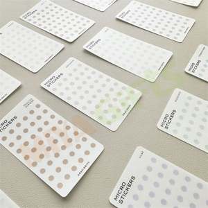 Kişiselleştirilmiş minimal yuvarlak daire mikro şekli şeffaf temizle planlayıcısı sticker mat komut sticker mini nokta sticker - Product Image 4