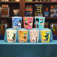 Promosi harga rendah mie instan ramen dalam cup.