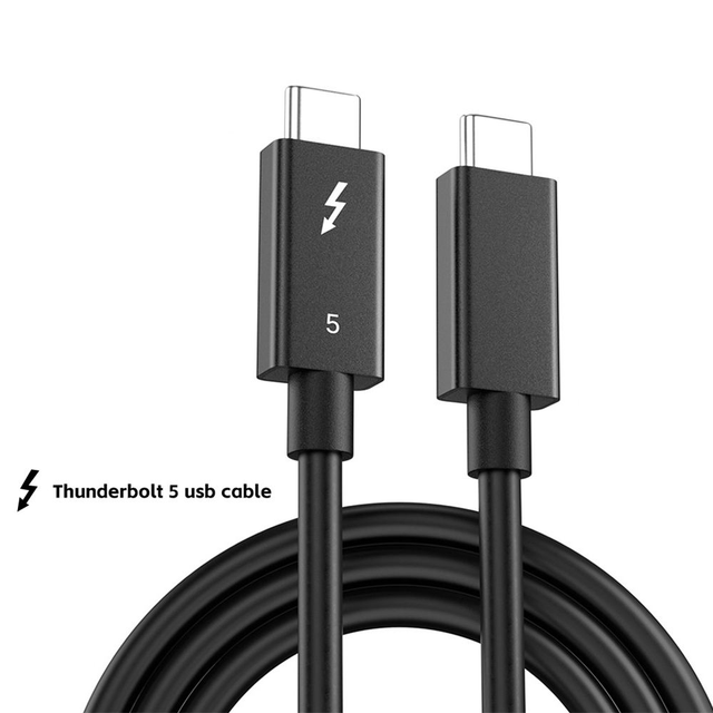 Zowie Prime Thunderbolt 5 Cable 3.3 FT USB C to USB C Cable 240W Charging 80Gbps Data Transfer for iPhone 16, MacBook