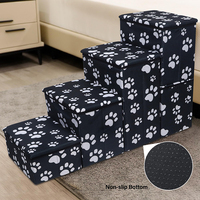 Marchepied de chien réglable de haute qualité personnalisé utilisation multi-scènes boîte de rangement pliable escalier pour chien pour lits canapé canapé