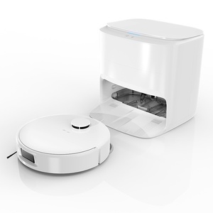 Sweeping Robot Vacuum 2499Pa LDS Lidar Vacuum Cleaner Mop Filter <b>Plastic</b> Material Hotel Use Self-Cleaning Base Station - Product Image 2