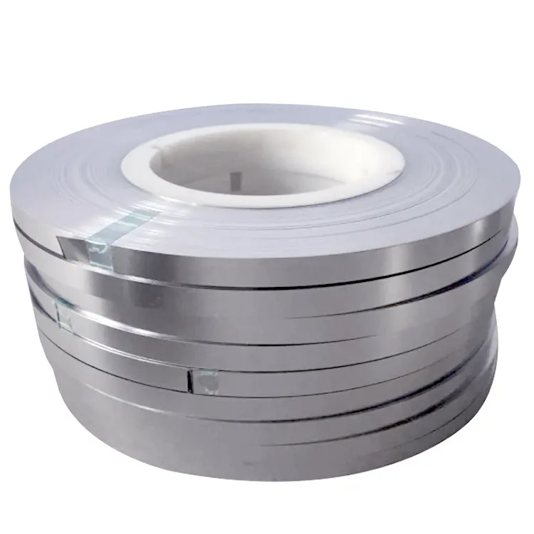 Nickel plated stainless steel with 0.1mm silver plated steel strip, ultra-thin 0.005mm double-sided silver plated steel foil