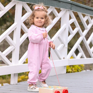 All'ingrosso pagliaccetto blu Plaid a bolle per bambini e pagliaccetto per pagliaccetto primavera manica lunga per bambine <span class=keywords><strong>tutina</strong></span> intrecciata per bambini - Product Image 6