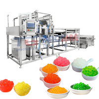 Industriële machine voor het maken van popping boba, complete productielijn voor popping parels