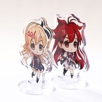 Support en acrylique transparent personnalisé, découpe CNC, impression UV CMJN, figurine d'anime japonaise