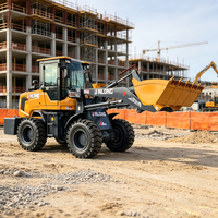 Traktor Mini 2 Ton 4WD dengan Backhoe Loader, Transmisi Otomatis, Hub Reducer, Komponen Inti Lengkap untuk Konstruksi Ekspor