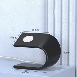 แท่นชาร์จนาฬิกาแบบไร้สายซิลิโคนสำหรับวางบนโต๊ะ พร้อมที่เก็บ สำหรับ IWatch ขายส่งทุกประเภท - Product Image 2